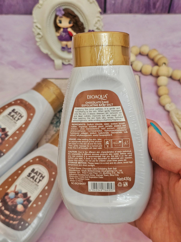 نمک بدن کیک شکلاتی