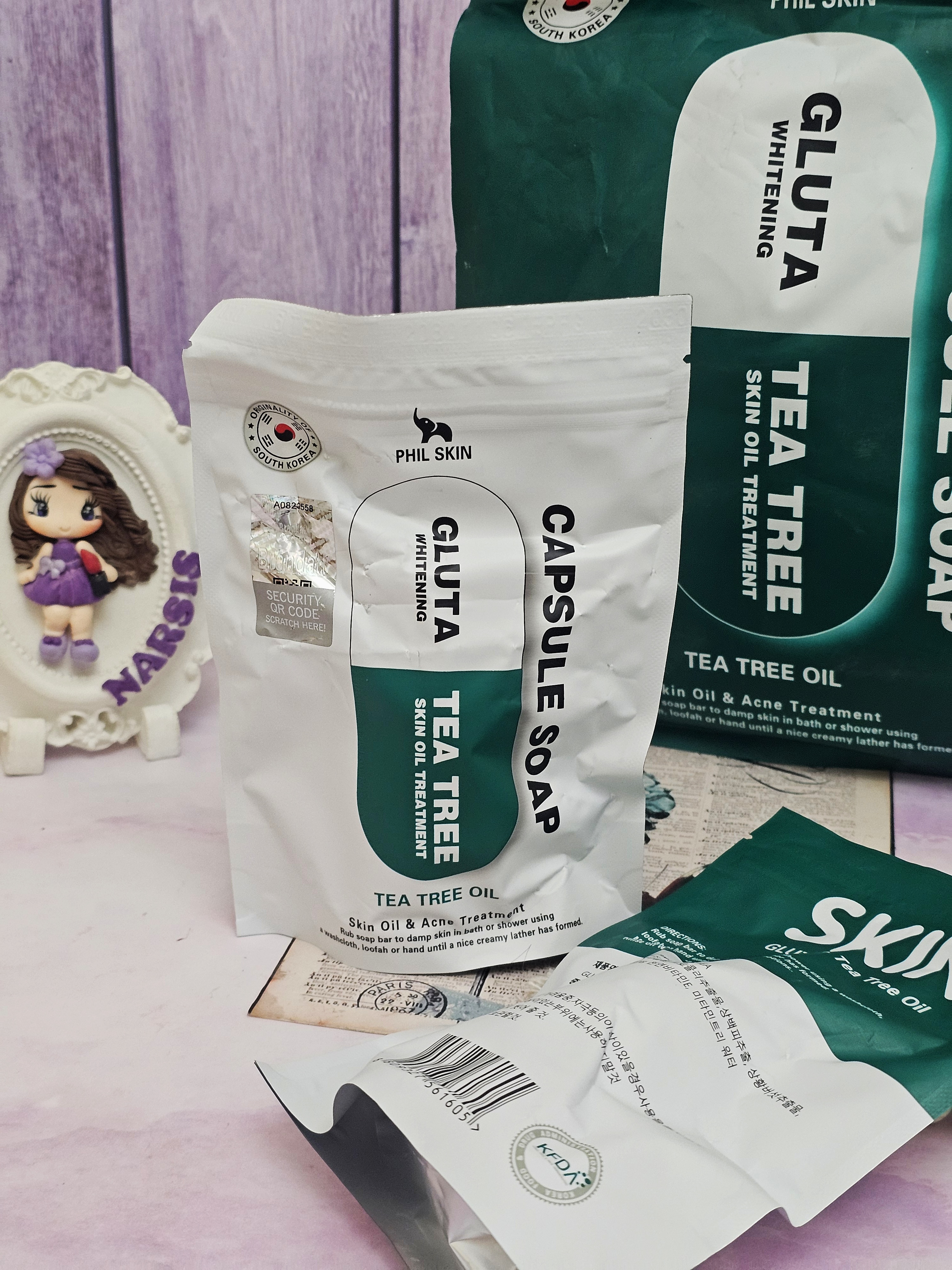 صابون چای سبز گلوتاتیون