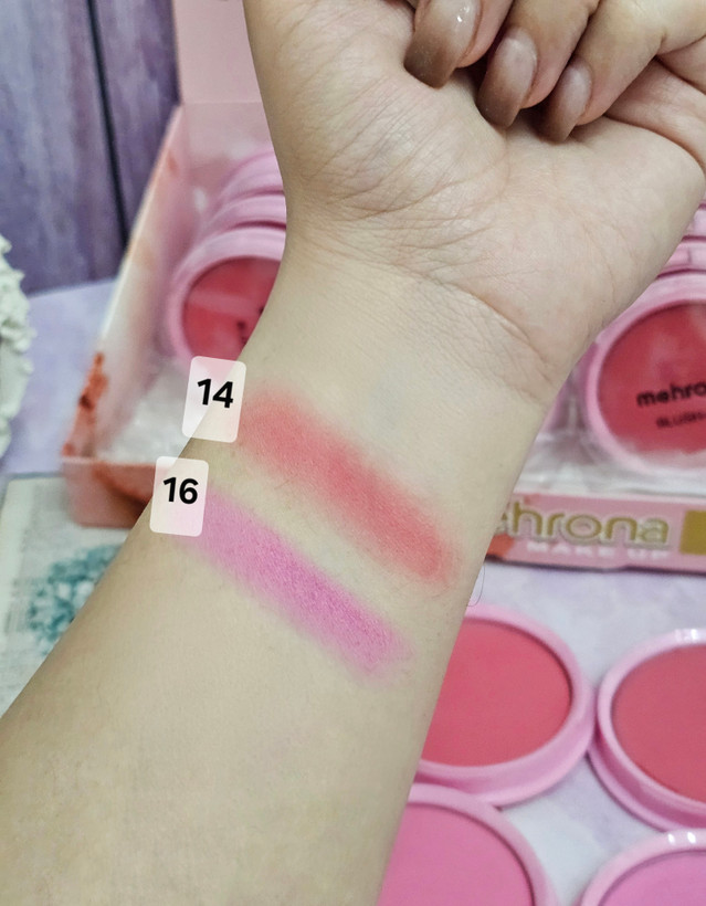 رژگونه پودری مات مهرونا